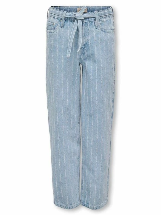Zdjęcie produktu Jeansy Straight Leg ONLY GIRLS jasnoniebieski denim