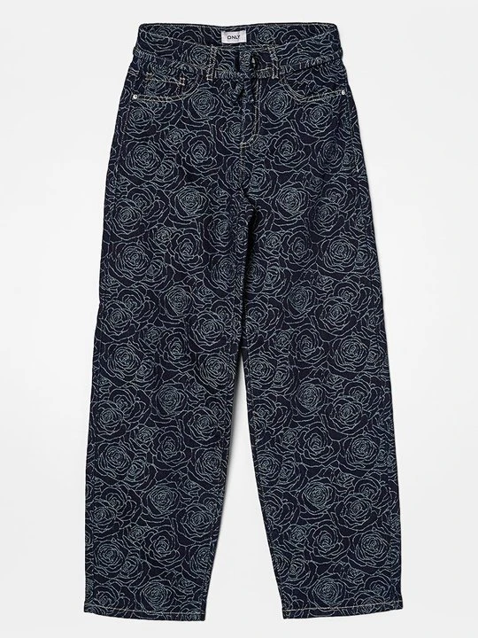 Zdjęcie produktu Jeansy Straight Leg ONLY GIRLS granatowy