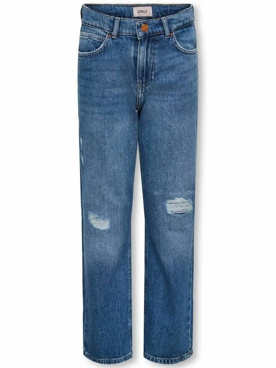 Zdjęcie produktu Jeansy Straight Leg ONLY GIRLS ciemnoniebieski