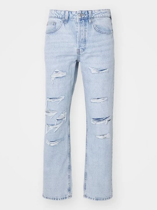 Zdjęcie produktu Jeansy Straight Leg Only & Sons przecierany denim