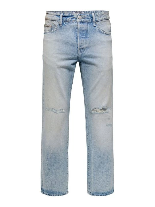 Zdjęcie produktu Jeansy Straight Leg Only & Sons niebieski denim