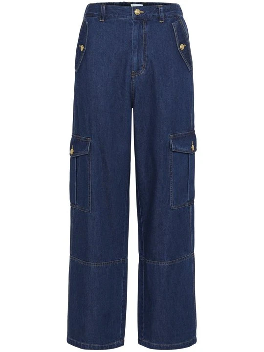 Zdjęcie produktu Jeansy Straight Leg Part Two ciemnoniebieski
