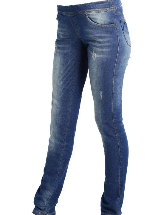 Zdjęcie produktu Jeansy Straight Leg Paulina jasnoniebieski denim