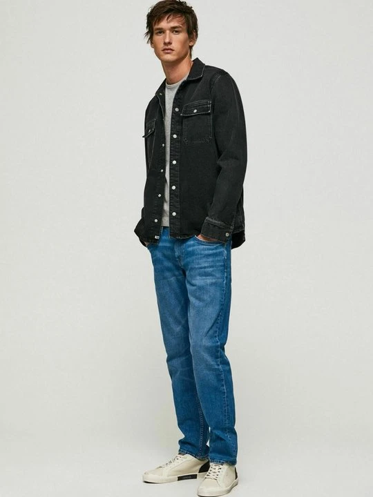 Zdjęcie produktu Jeansy Straight Leg Pepe Jeans ciemnoniebieski