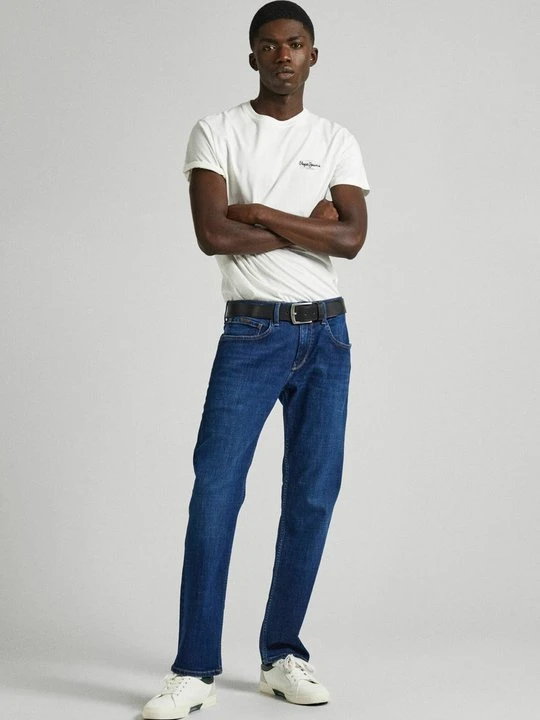 Zdjęcie produktu Jeansy Straight Leg Pepe Jeans niebieski denim