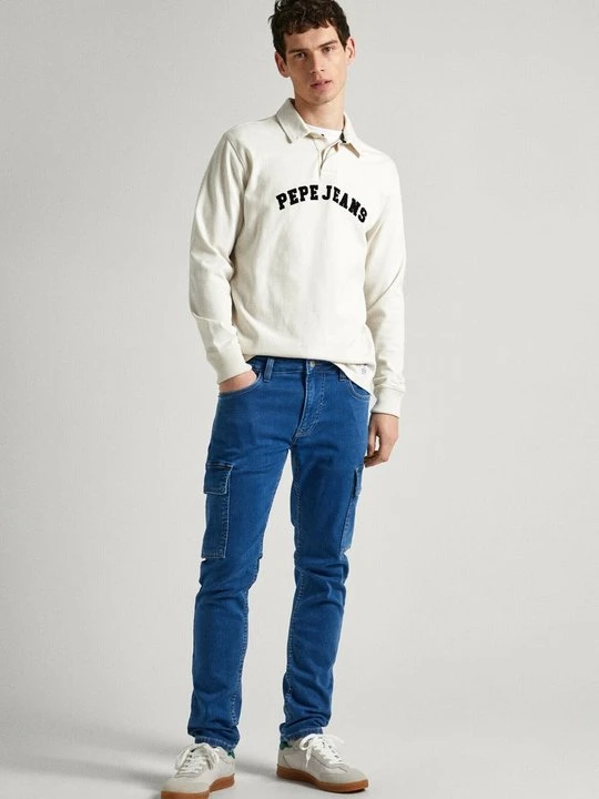 Zdjęcie produktu Jeansy Straight Leg Pepe Jeans niebieski denim