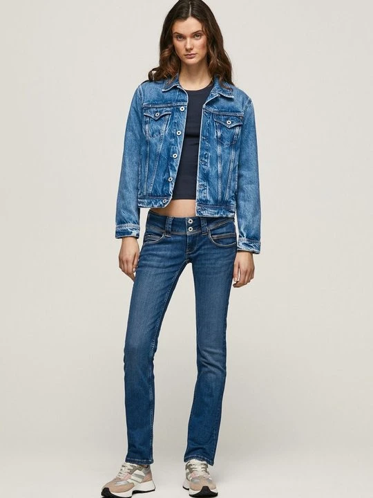 Zdjęcie produktu Jeansy Straight Leg Pepe Jeans niebieski denim