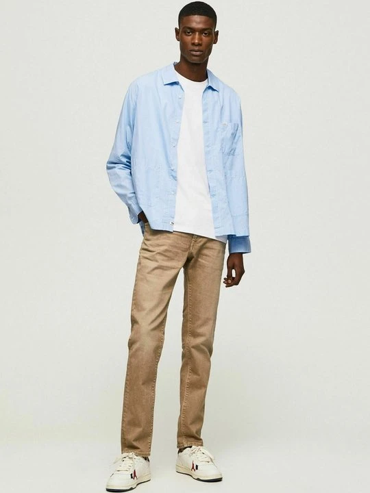 Zdjęcie produktu Jeansy Straight Leg Pepe Jeans wielbłądzi