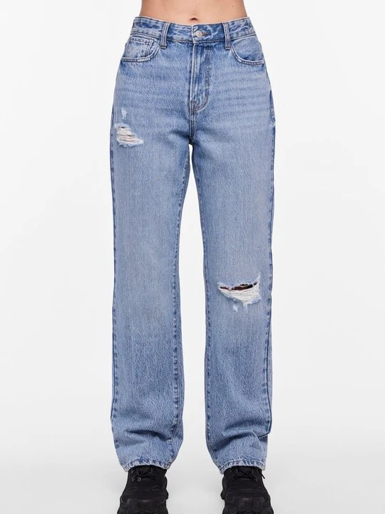 Zdjęcie produktu Jeansy Relaxed Fit Pieces jasnoniebieski denim