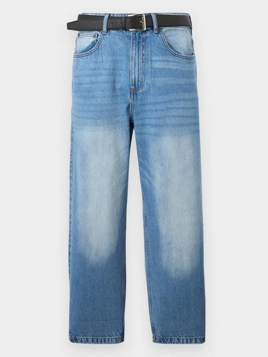 Zdjęcie produktu Jeansy Straight Leg Pier One By Zalando niebieski denim