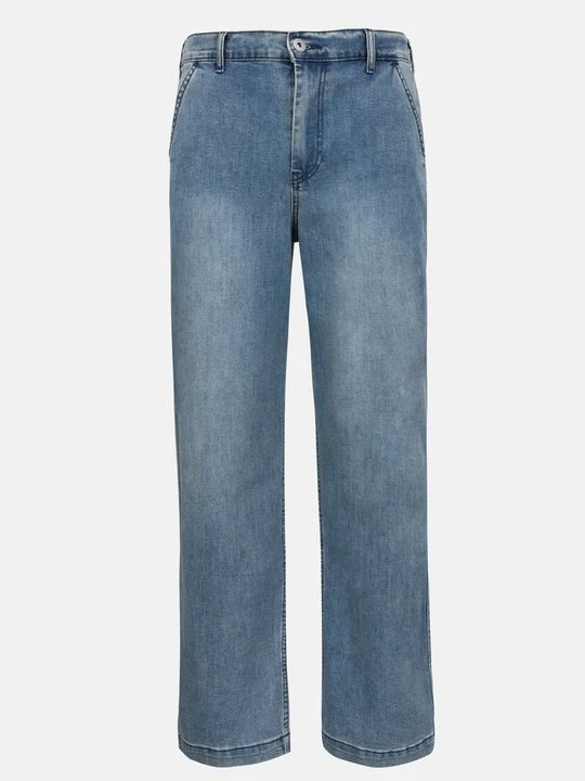 Zdjęcie produktu Jeansy Straight Leg Pier One By Zalando niebieski denim