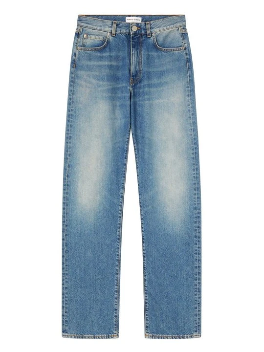 Zdjęcie produktu Jeansy Straight Leg Pinko used denim