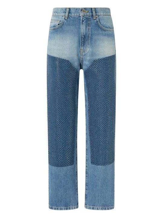Zdjęcie produktu Jeansy Straight Leg Pinko niebieski denim