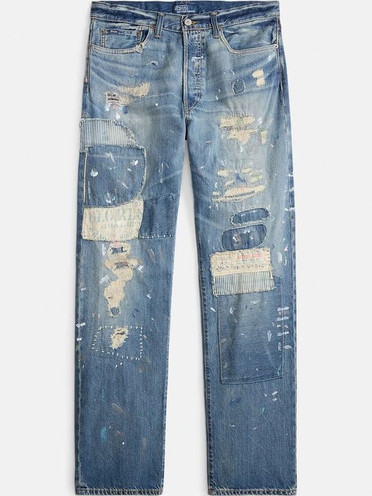 Zdjęcie produktu Jeansy Straight Leg Polo Ralph Lauren niebieski denim