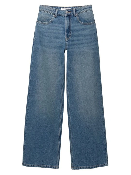 Zdjęcie produktu Jeansy Straight Leg PULL&BEAR ciemnoniebieski