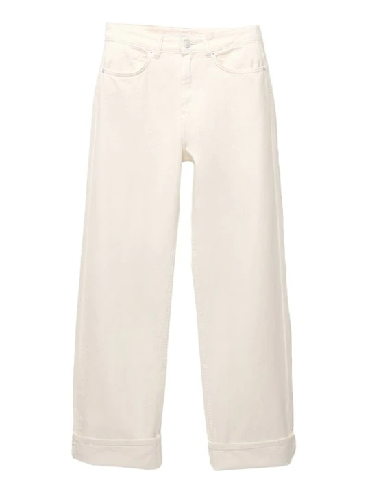 Zdjęcie produktu Jeansy Straight Leg PULL&BEAR beżowy