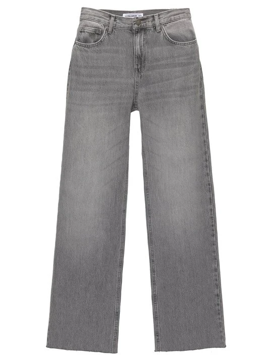 Zdjęcie produktu Jeansy Straight Leg PULL&BEAR szary