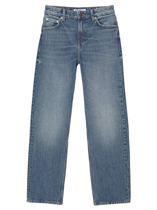 Zdjęcie produktu Jeansy Straight Leg PULL&BEAR niebieski denim