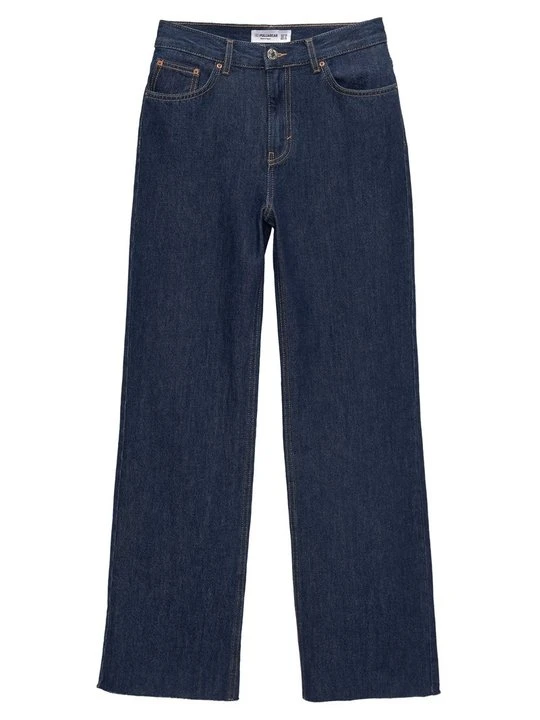Zdjęcie produktu Jeansy Straight Leg PULL&BEAR granatowy