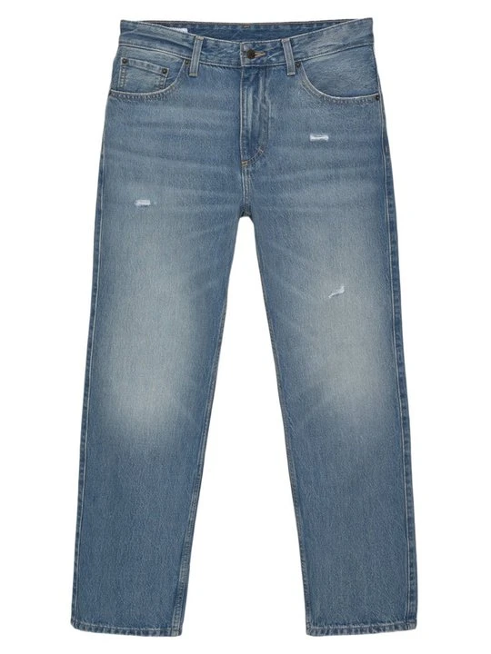 Zdjęcie produktu Jeansy Straight Leg PULL&BEAR niebieski denim
