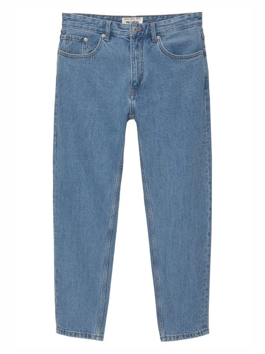 Zdjęcie produktu Jeansy Straight Leg PULL&BEAR granatowy