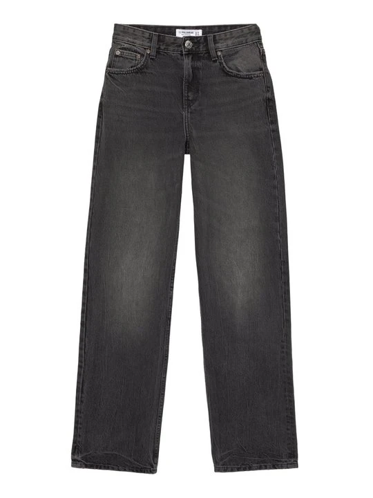 Zdjęcie produktu Jeansy Straight Leg PULL&BEAR czarny