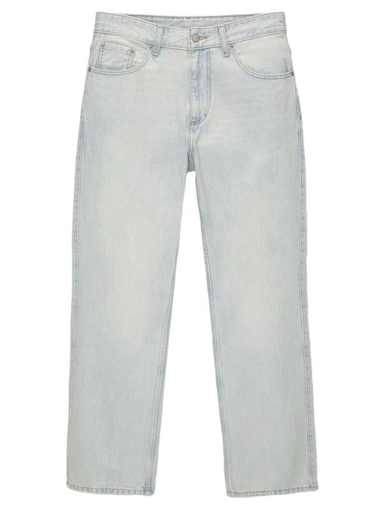 Zdjęcie produktu Jeansy Straight Leg PULL&BEAR jasnoniebieski denim