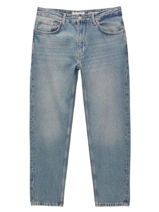 Zdjęcie produktu Jeansy Straight Leg PULL&BEAR niebieski