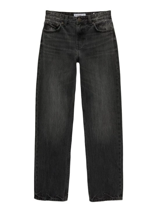 Zdjęcie produktu Jeansy Straight Leg PULL&BEAR czarny