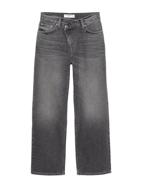 Zdjęcie produktu Jeansy Straight Leg PULL&BEAR szary