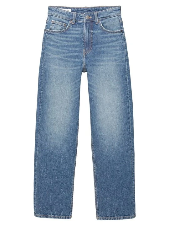 Zdjęcie produktu Jeansy Straight Leg PULL&BEAR niebieski denim