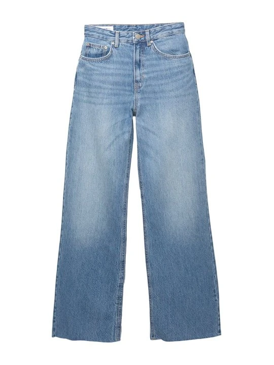 Zdjęcie produktu Jeansy Straight Leg PULL&BEAR niebieski denim