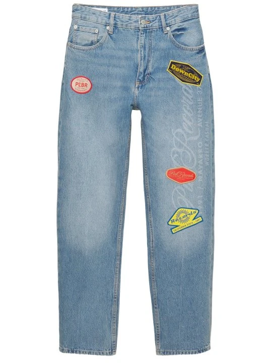 Zdjęcie produktu Jeansy Straight Leg PULL&BEAR niebieski denim