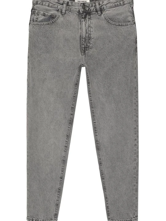 Zdjęcie produktu Jeansy Straight Leg PULL&BEAR ciemnoszary