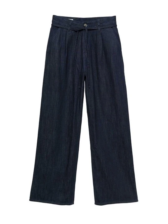 Zdjęcie produktu Jeansy Straight Leg PULL&BEAR ciemnoniebieski