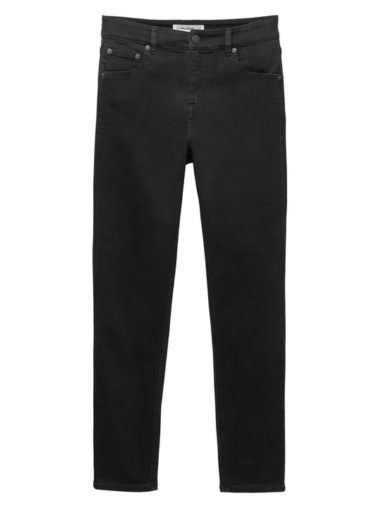 Zdjęcie produktu Jeansy Straight Leg PULL&BEAR czarny