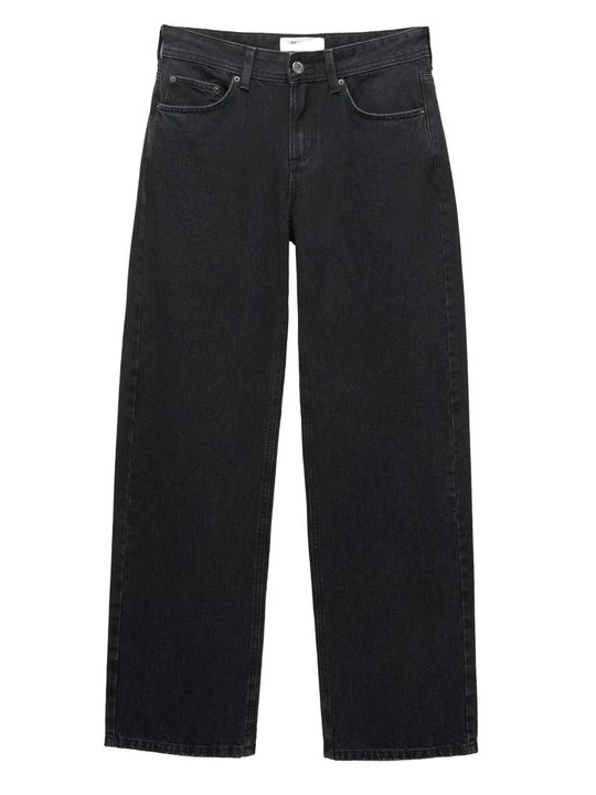 Zdjęcie produktu Jeansy Straight Leg PULL&BEAR czarny