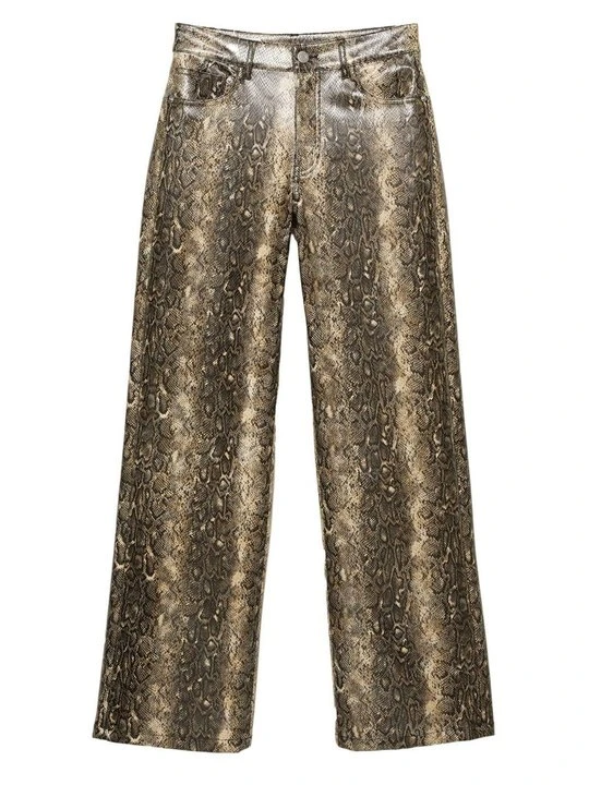 Zdjęcie produktu Jeansy Straight Leg PULL&BEAR brązowy