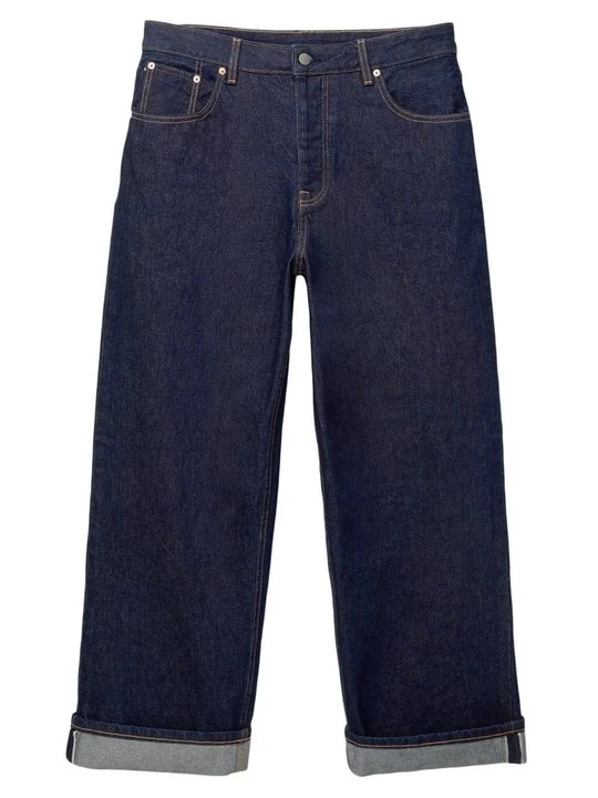 Zdjęcie produktu Jeansy Straight Leg PULL&BEAR granatowy