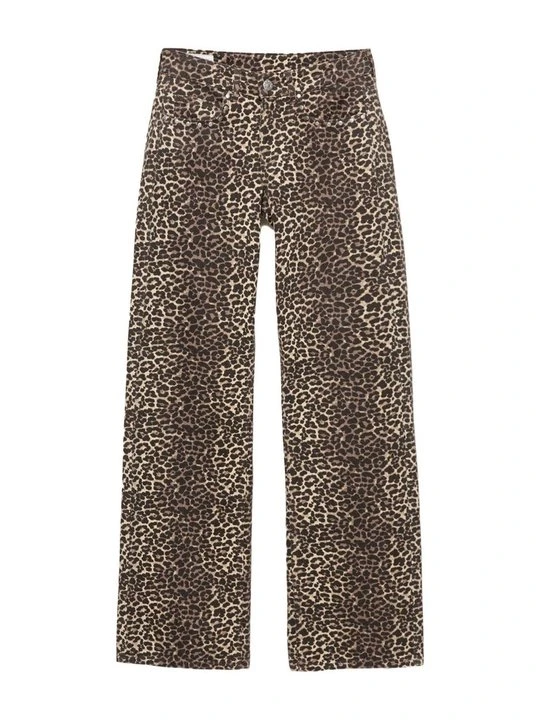 Zdjęcie produktu Jeansy Straight Leg PULL&BEAR brązowy