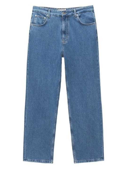 Zdjęcie produktu Jeansy Straight Leg PULL&BEAR ciemnoniebieski