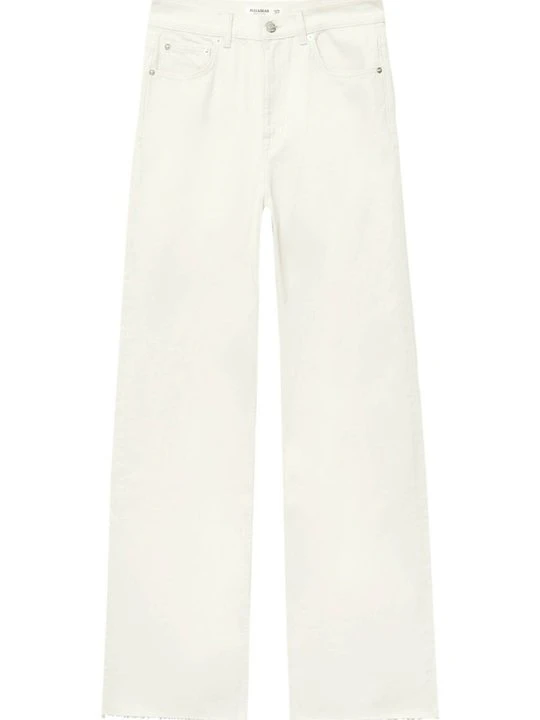 Zdjęcie produktu Jeansy Straight Leg PULL&BEAR beżowy
