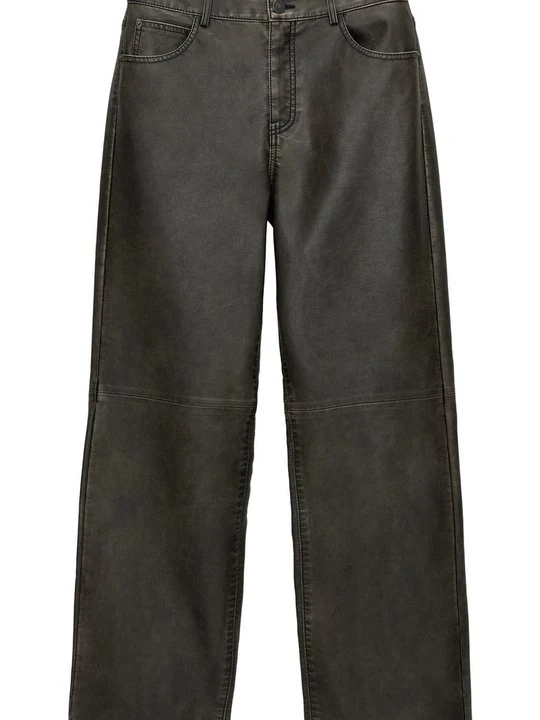 Zdjęcie produktu Jeansy Straight Leg PULL&BEAR brązowy