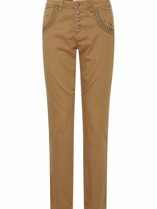 Zdjęcie produktu Jeansy Straight Leg PULZ brązowy