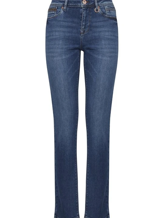 Zdjęcie produktu Jeansy Straight Leg PULZ niebieski denim