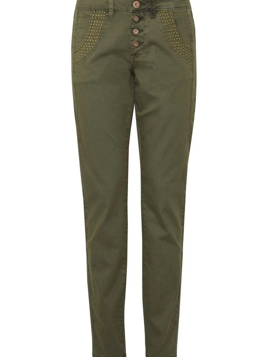 Zdjęcie produktu Jeansy Straight Leg PULZ khaki