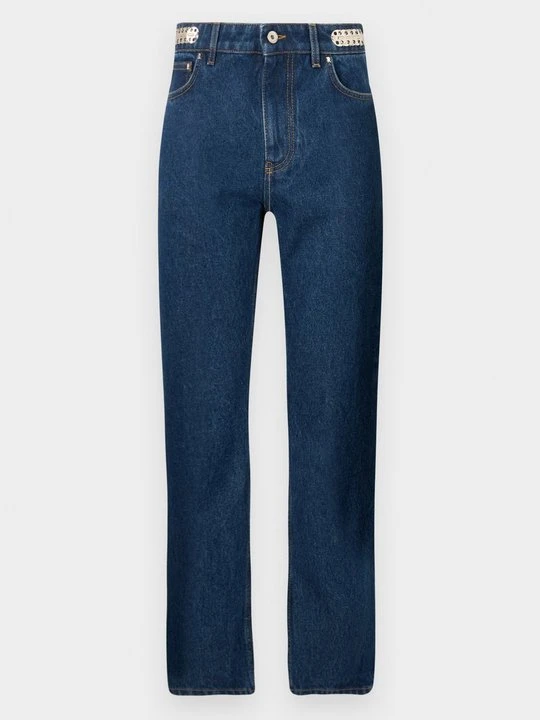 Zdjęcie produktu Jeansy Straight Leg Paco Rabanne granatowy