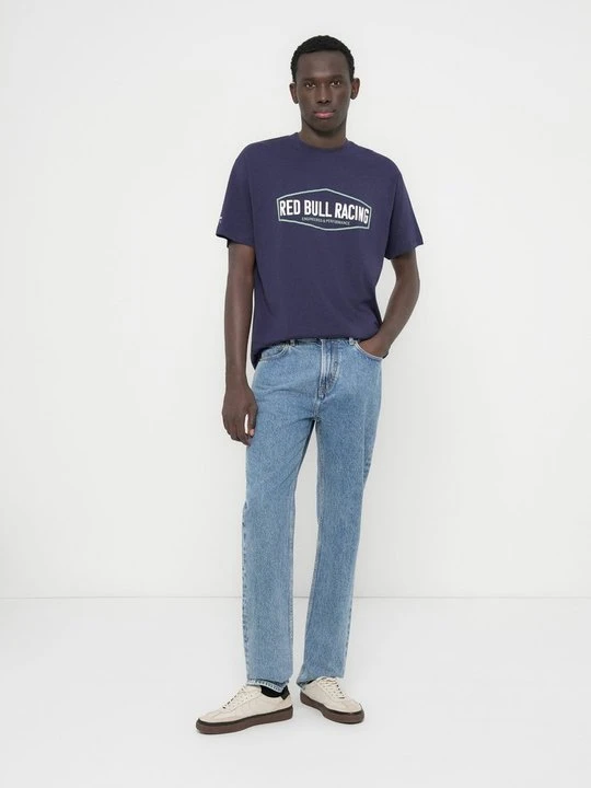 Zdjęcie produktu Jeansy Straight Leg Red Bull niebieski denim