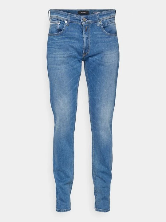 Zdjęcie produktu Jeansy Straight Leg Replay niebieski denim