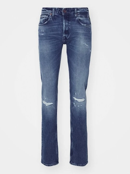 Zdjęcie produktu Jeansy Straight Leg Replay niebieski denim